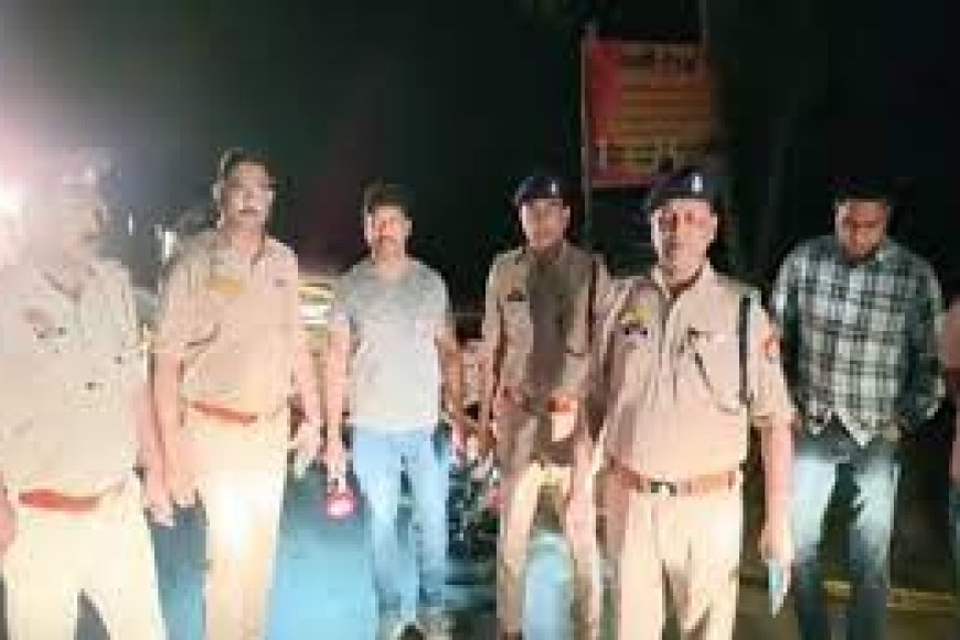 इटावा में पुलिस मुठभेड़ में चार बदमाश गिरफ्तार