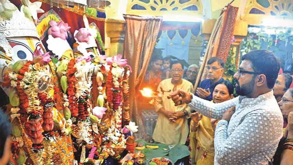 भगवान जगन्नाथ की रायपुर में रथयात्रा में सीएम विष्णुदेव ने की छेरपहरा की रस्म