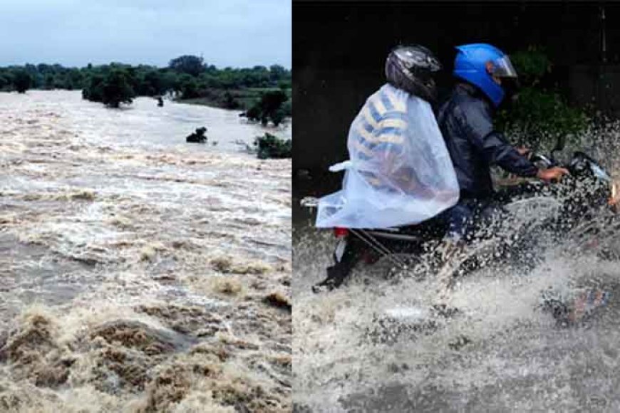 झारखंड में दो दिनों से भारी बारिश, घरों में घुसा बाढ़ का पानी